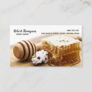 Honey Maker Beekeeper Bee-Master Bee-Eater Apiaris Business Card