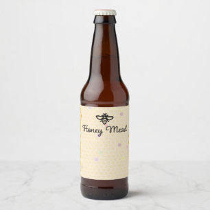 Honey Mead Beer Bottle Label