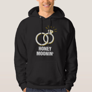 Honey Moonin' Honeymoon Bridal Party Newlywed Brid Hoodie