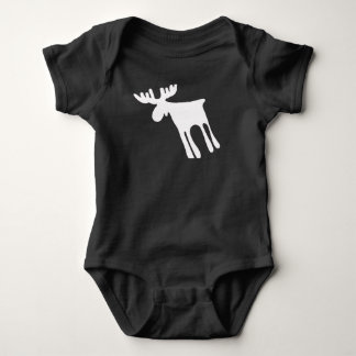 Honey / Moose Baby Bodysuit