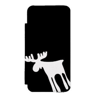 Honey / Moose, white Incipio Watson™ iPhone 5 Wallet Case