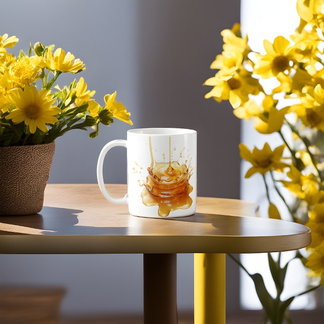 Honey Mug: Honey Drop Splash Mug (Creator Uploaded)
