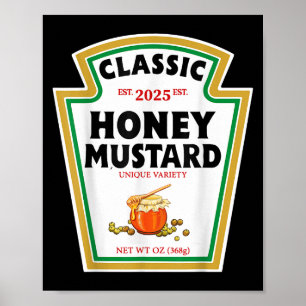 Honey Mustard Diy Halloween Costume Matching Group Poster