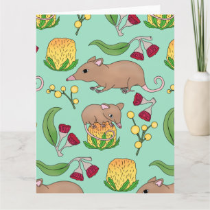 Honey Possum Card