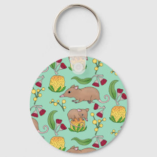 Honey Possum Keychain
