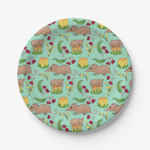 Honey Possum Paper Plate