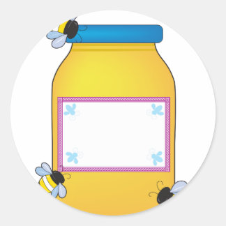 Honey Pot Classic Round Sticker