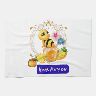 Honey, Pretty Bee Kitchen Towel