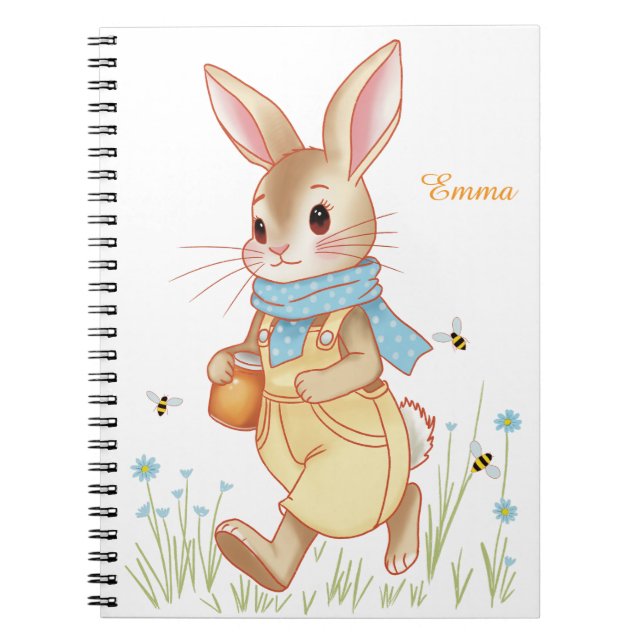 Honey Rabbit Notebook (Front)