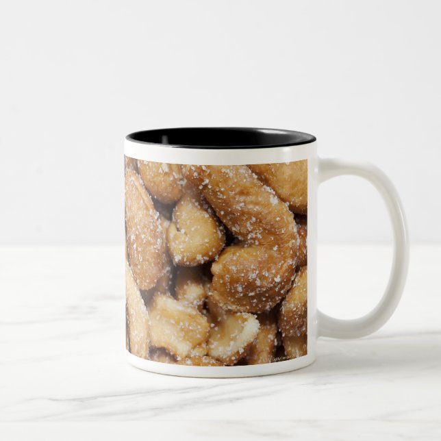 Honey roasted cashew nuts Two-Tone coffee mug (Right)