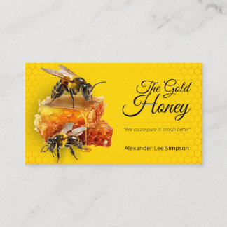 Honey Seller - Beekeeper Business Card