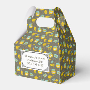Honey Spoon Customer Personalized Favor Box