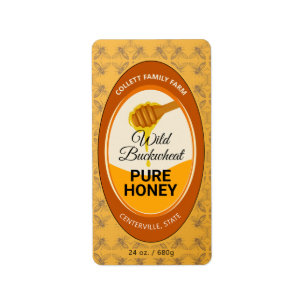 Honey Spoon Family Farm Honey Food Labels