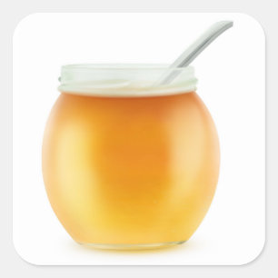 Honey Square Sticker