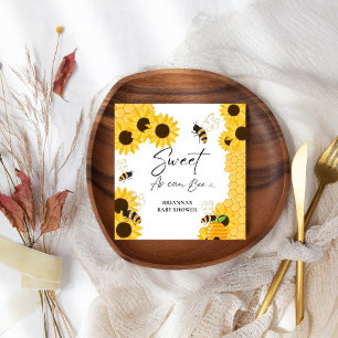 Honey Sweet As it can bee Baby shower  Napkin