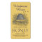 Honey Vintage Skep with Bees Yellow Shipping Label