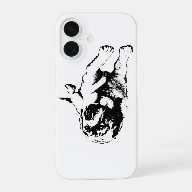Honey-Warm Rascal iPhone 16 Case (Back)