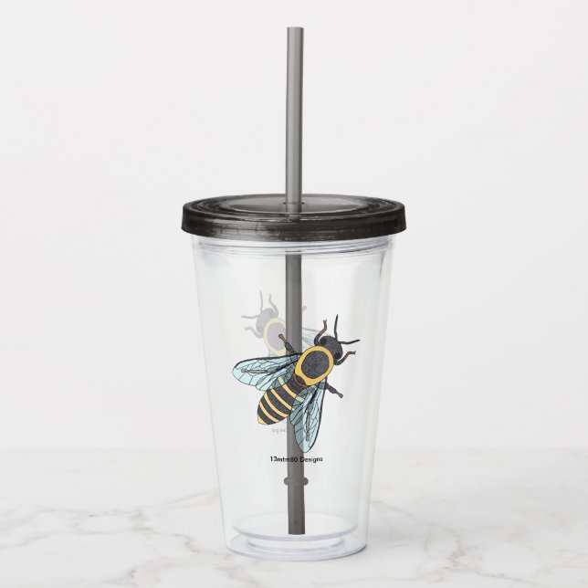 Honeybee - Acrylic Cup (Front)