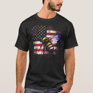 Honeybee and bumble bee for American hive beekeepe T-Shirt