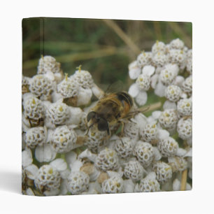 Honeybee and Flowers Binder