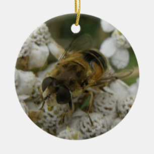 Honeybee and Flowers Ornament