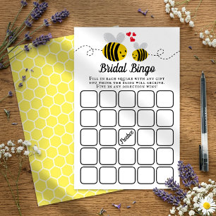 Honeybee Bridal Shower Bingo Game