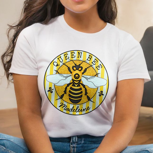 Honeybee Bumblebee Queen Bee Honey | Personalized T-Shirt (Creator Uploaded)