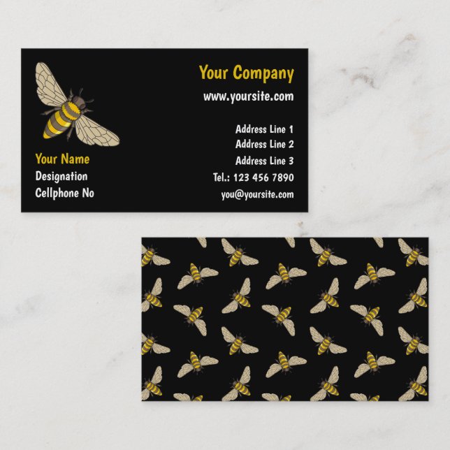 Honeybee Business Card (Front/Back)