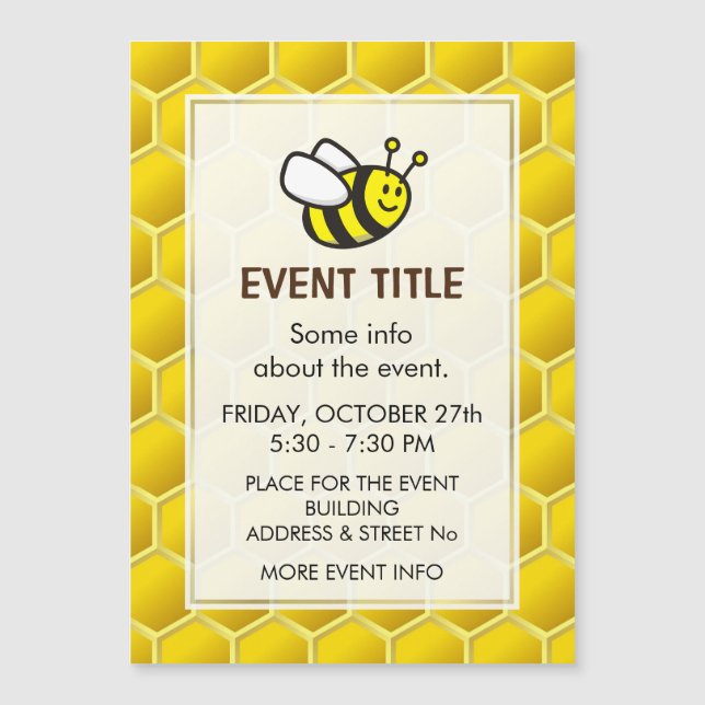 Honeybee Cartoon (Front)