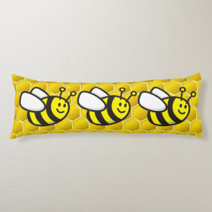 Honeybee Cartoon Body Pillow