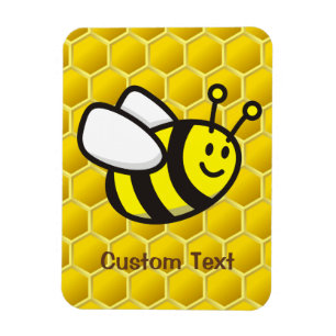Honeybee cartoon magnet