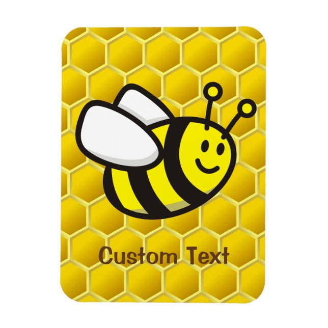 Honeybee cartoon magnet (Vertical)