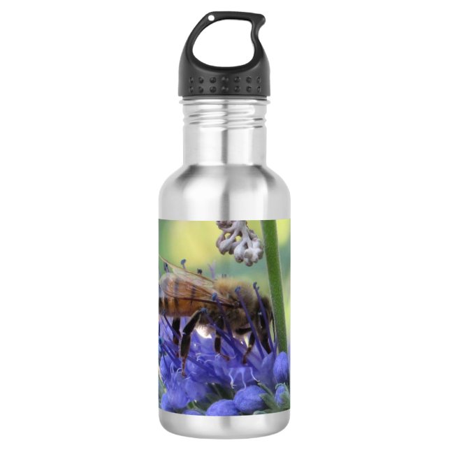 Honeybee Drinking Nectar 532 Ml Water Bottle (Front)
