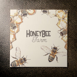 HoneyBee Farm Honeycomb abeilles | Carreaux en cér