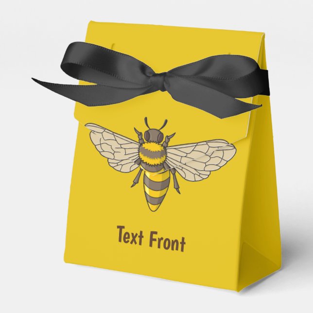 Honeybee Favor Box (Front Side)