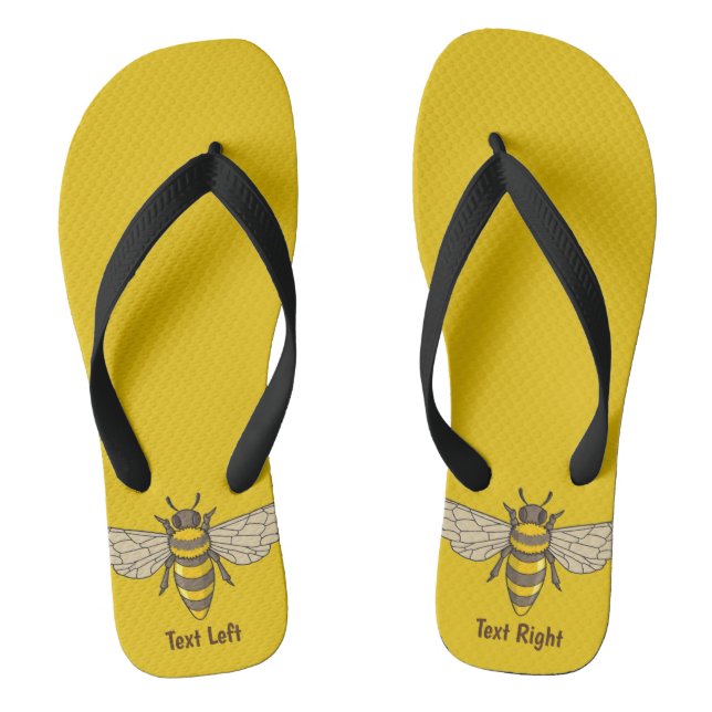 Honeybee Flip Flops (Footbed)