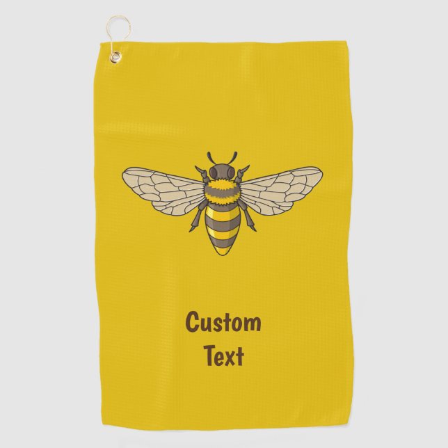 Honeybee Golf Towel (Front)