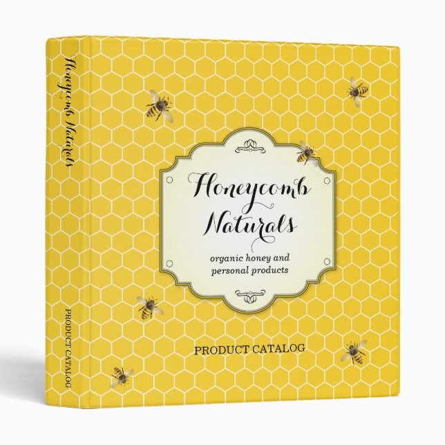 Honeybee Handmade Binder (Front/Spine)