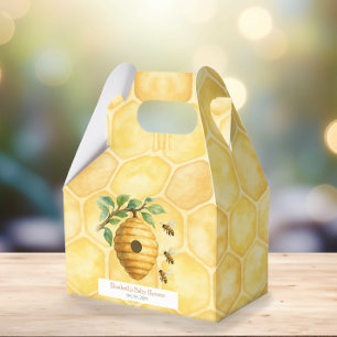 Honeybee Hive Baby Shower Favor Box