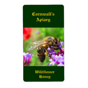 Honeybee Honey Label
