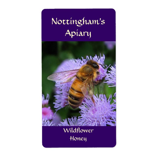 Honeybee Honey Label (Front)