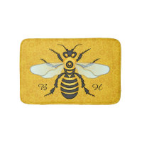 Honeybee Honeycomb Bee Pretty Monogrammed