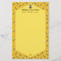 Honeybee Honeycomb Bumble Bee Farm Apiary Custom