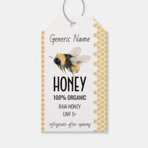 Honeybee Honeycomb Honey Gift Tags