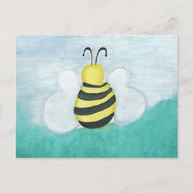 Honeybee Horizontal Postcard (Front)