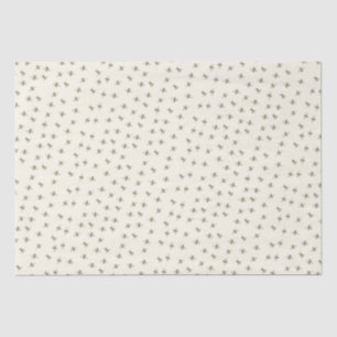 Honeybee in Flight Ivory Tissue Paper