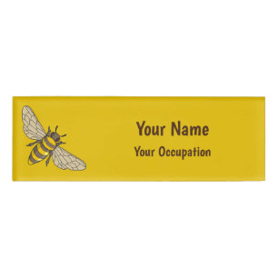 Honeybee Name Tag