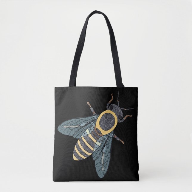 Honeybee (single black) - Tote Bag (Front)