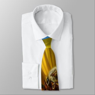 Honeybee & Sunflower Tie