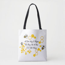 Honeybee Tote Bag